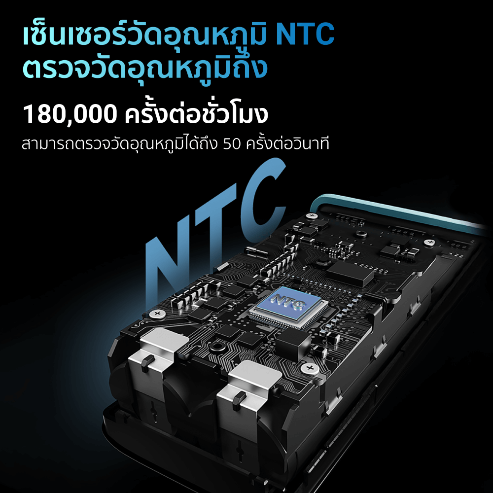 แบตเตอรี่สำรอง CUKTECH PB060 สีเทาไทเทเนียม 6,000 MAH จ่ายไฟรวมสูงสุด 55W